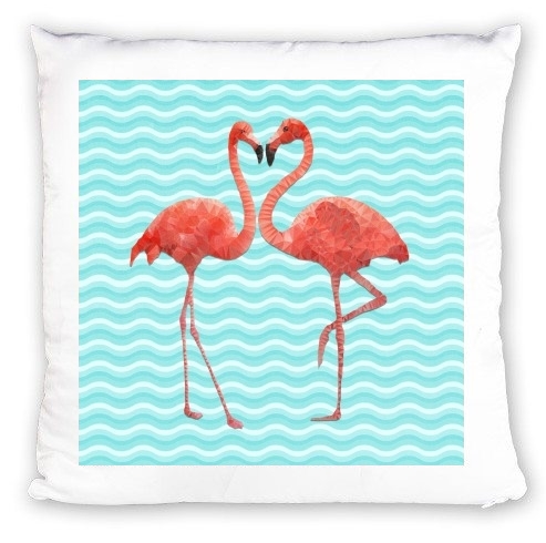 Coussin flamingo love