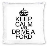 coussin-personnalisable Keep Calm And Drive a Ford