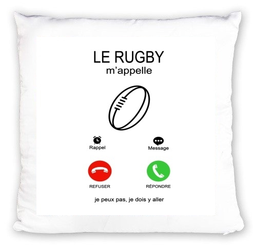 Coussin Le rugby m'appelle