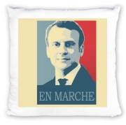 coussin-personnalisable Macron Propaganda En marche la France
