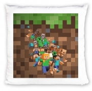 Coussin Personnalisé Minecraft Creeper Forest
