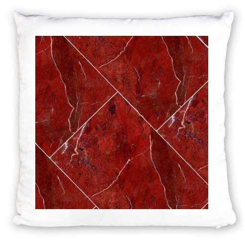 Coussin Minimal Marble Red