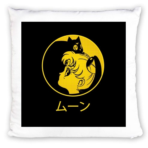 Coussin Sailor Moon Art with cats
