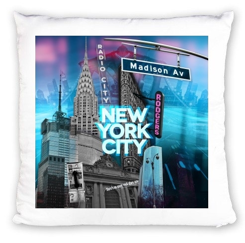 Coussin New York City II [blue]