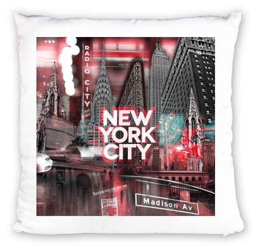Coussin New York City II [red]