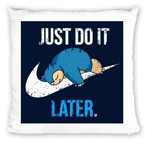 Coussin Nike Parody Just do it Late X Ronflex