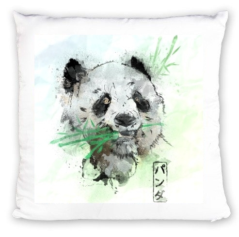 Coussin Panda Watercolor