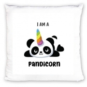 coussin-personnalisable Panda x Licorne Means Pandicorn