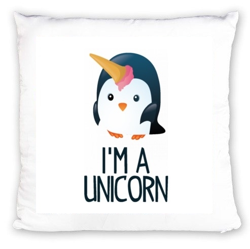Coussin Pingouin wants to be unicorn