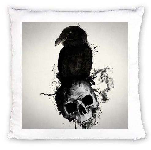 Coussin Raven and Skull