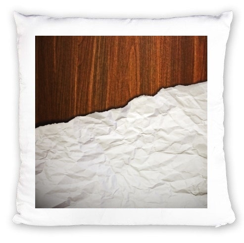 Coussin Wooden Crumbled Paper