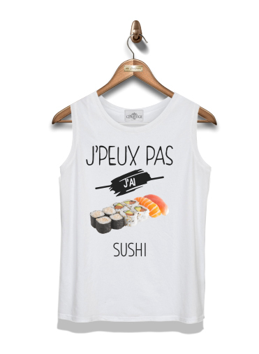 Débardeur Je peux pas j'ai sushi