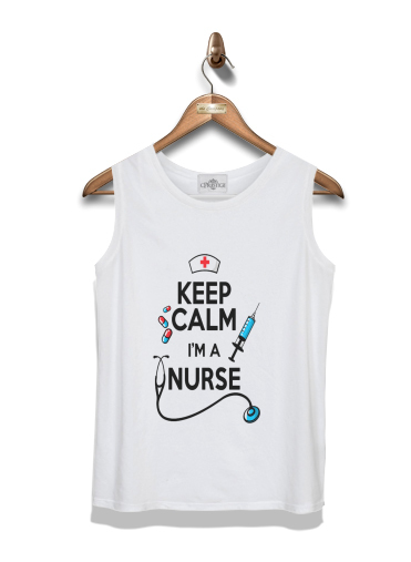 Débardeur Keep calm I am a nurse