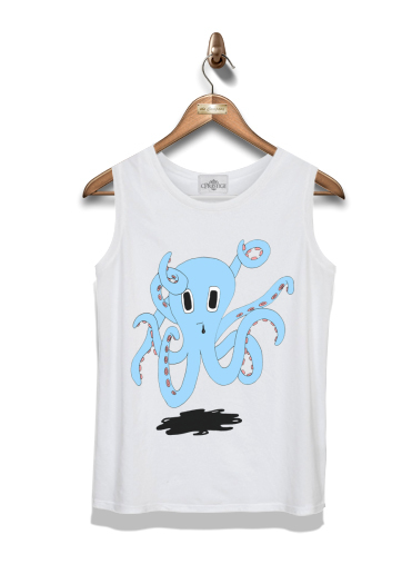 Débardeur octopus Blue cartoon