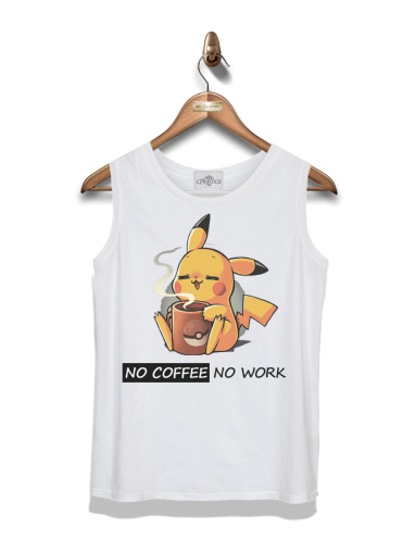 Débardeur Pikachu Coffee Addict