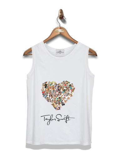 Débardeur Taylor Swift Love Fan Collage signature