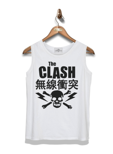 Débardeur the clash punk asiatique