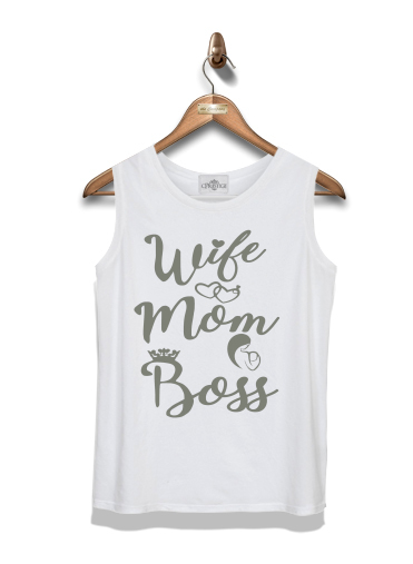 Débardeur Wife Mom Boss