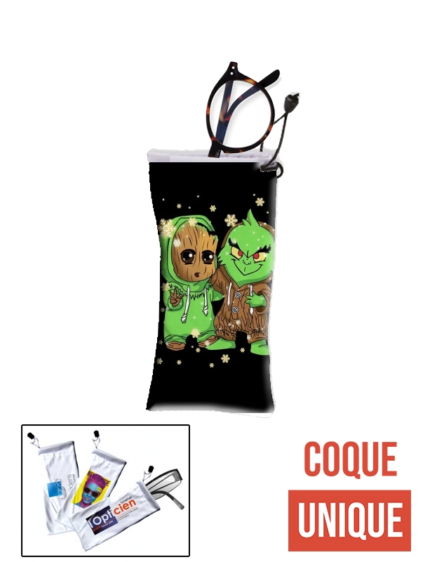 Housse Baby Groot and Grinch Christmas