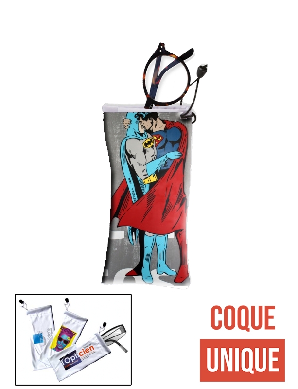 Housse Superman And Batman Kissing For Equality