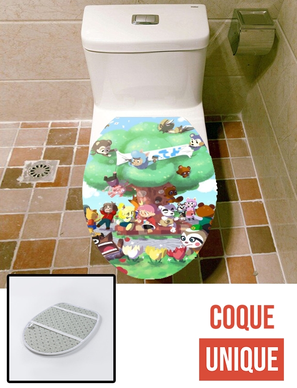 Housse De Siège De Toilette Vase Universel Dog Fantasy Couverture De Siège  De Toilette Softclose