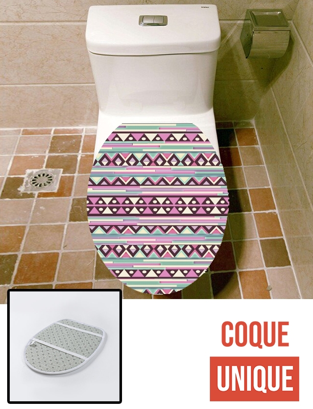 Housse Aztec Pink And Mint