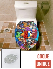 Housse siège de toilette - Décoration abattant WC Brawl stars