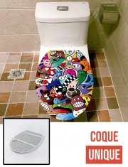 Housse siège de toilette - Décoration abattant WC Ca cartoon