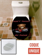 Housse siège de toilette - Décoration abattant WC Don't touch my phone
