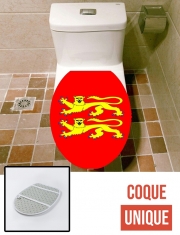 Housse siège de toilette - Décoration abattant WC Drapeau Normand