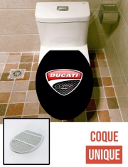 Housse siège de toilette - Décoration abattant WC Ducati