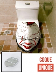 Housse siège de toilette - Décoration abattant WC Evil Clown 
