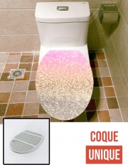 Housse siège de toilette - Décoration abattant WC Gatsby Glitter Pink