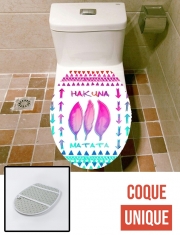 Housse siège de toilette - Décoration abattant WC HAKUNA MATATA