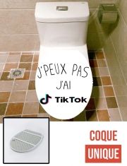 Housse siège de toilette - Décoration abattant WC Je peux pas jai Tiktok