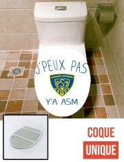 Housse siège de toilette - Décoration abattant WC Je peux pas ya ASM - Rugby Clermont Auvergne