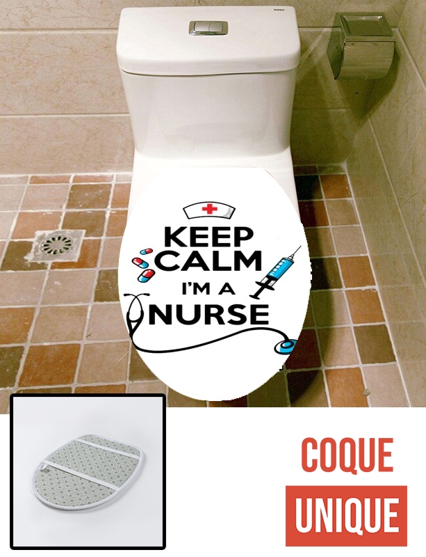 Housse Keep calm I am a nurse