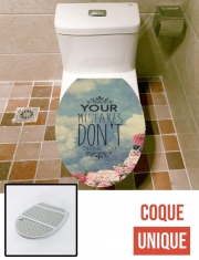 Housse siège de toilette - Décoration abattant WC Tes échecs sont UNE force