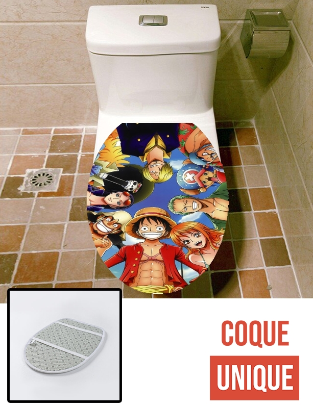 Housse siège de toilette - Décoration abattant WC One Piece Equipage