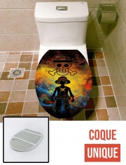 Housse siège de toilette - Décoration abattant WC Pirate Art