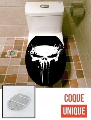 Housse siège de toilette - Décoration abattant WC Punisher Skull