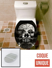 Housse siège de toilette - Décoration abattant WC Room Skull