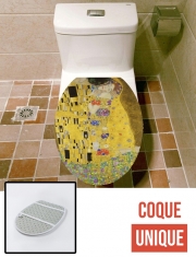 Housse siège de toilette - Décoration abattant WC The Kiss Klimt