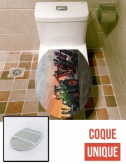 Housse siège de toilette - Décoration abattant WC Tracteur Fendt