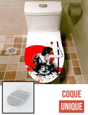 Housse siège de toilette - Décoration abattant WC Trash Polka - Female Samurai