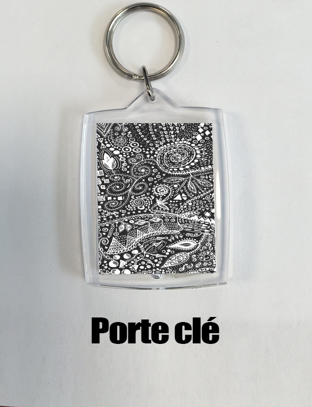 Porte Aztec B&W (Handmade)