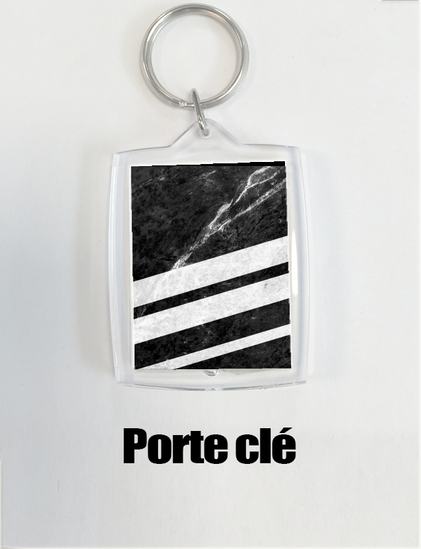 Porte Black Striped Marble