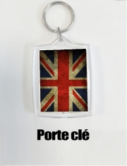 Porte Clé - Format Rectangulaire Drapeau Britannique Vintage