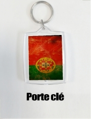 porte-clef-personnalise-rectangle Drapeau Vintage Portugal