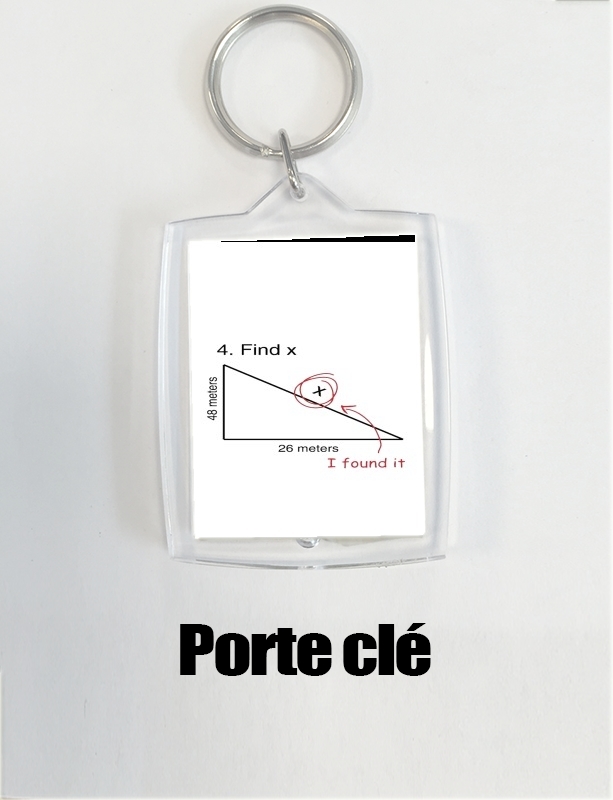 Porte Clé - Format Rectangulaire Find X Math Geek Peter Parker Spiderman